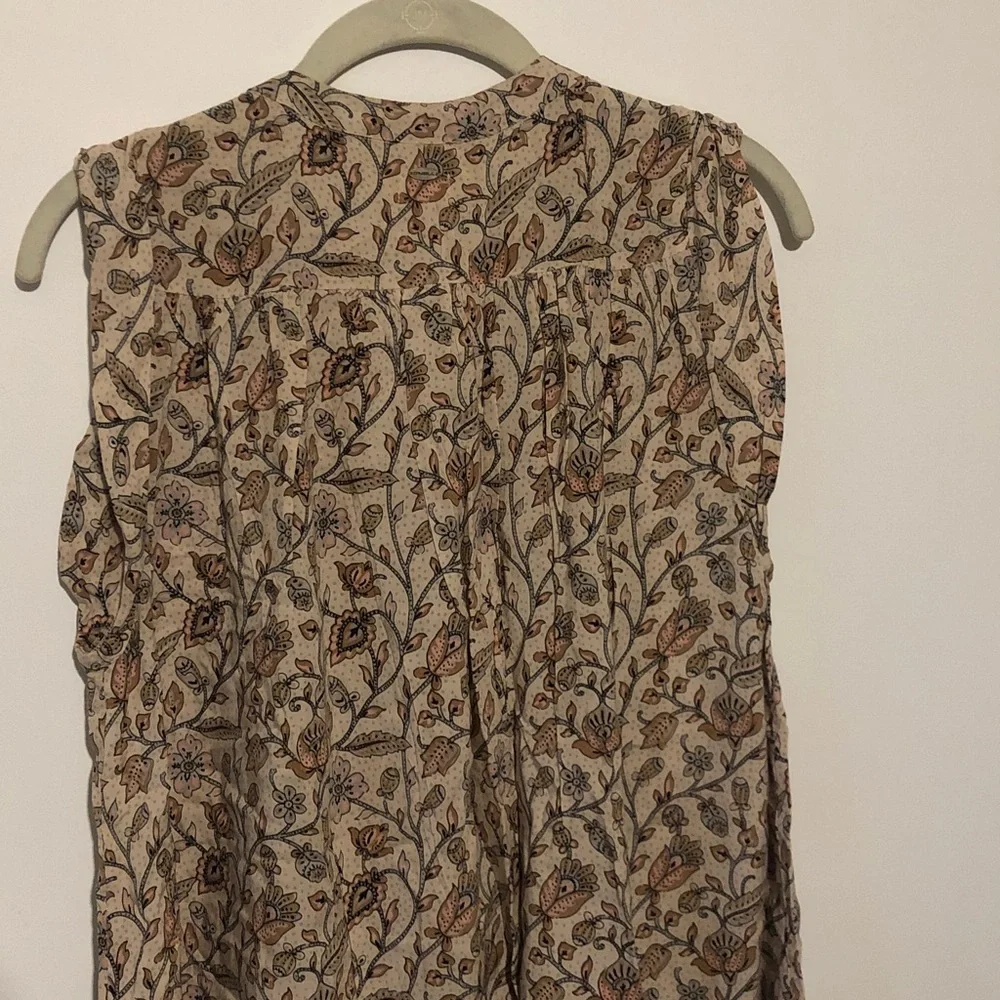 O'Neill Cream and Brown Patterned Top - Picture 5 of 9